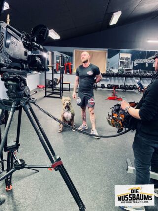 Dreharbeiten der Nussbaums beim MMA Fighter