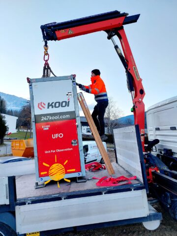 Baustellenüberwachung in Puchberg mit Kooi Security Austria GmbH