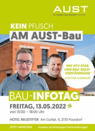 Aust-Bau Infotag mit Bau-Sachverständiger Günther Nussbaum