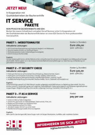 JETZT NEU: IT Service Check!