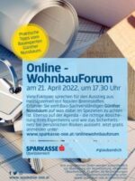 Online – WohnbauForum der Sparkasse OÖ – mit Günther Nussbaum
