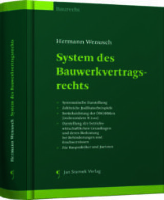 Fachbuch-Tipp: System des Bauwerkvertragsrechts