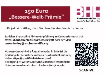 Bessere Welt durch gutes Handwerk!